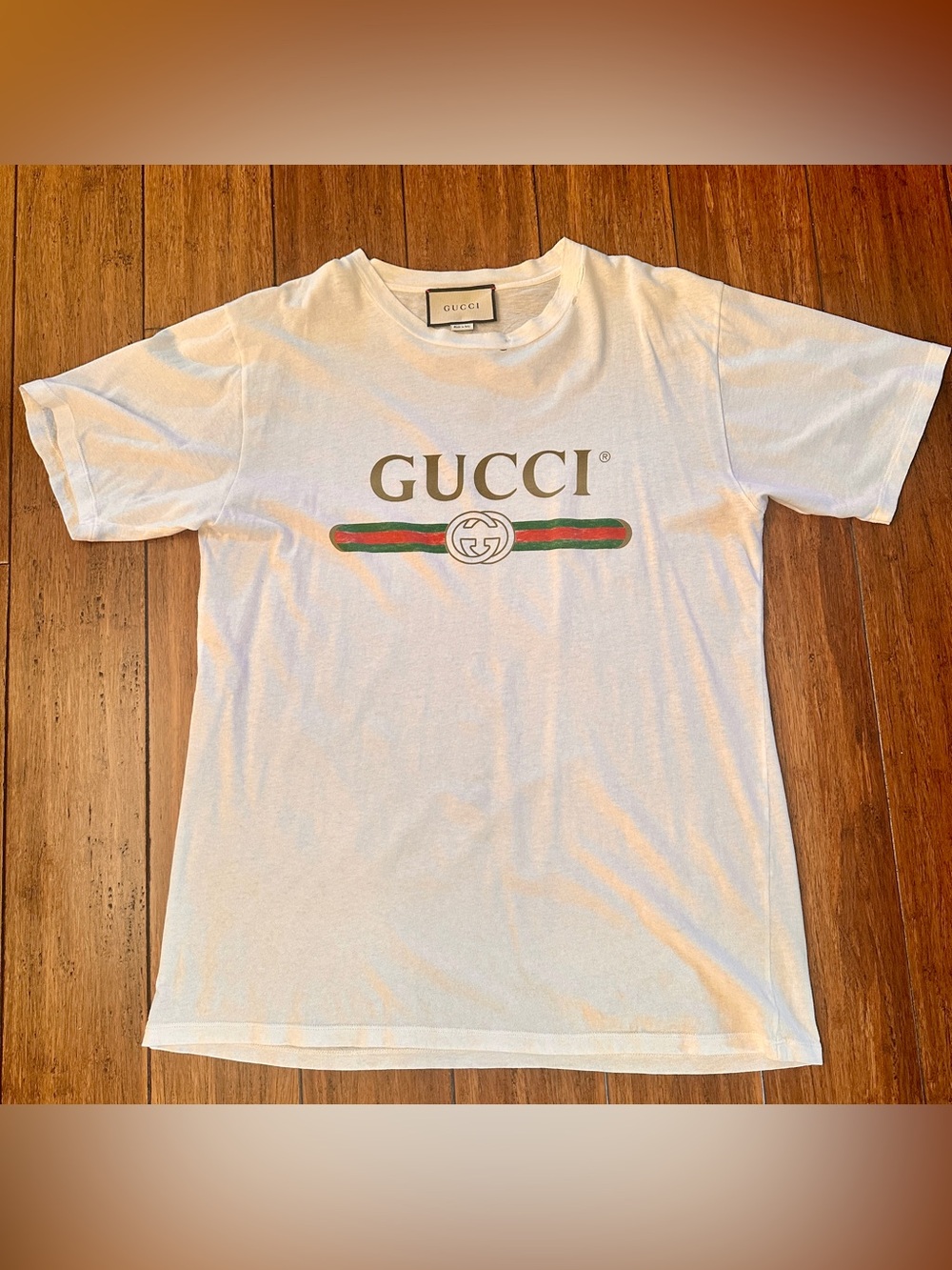 Gucci logo-print oversized cotton T-shirt